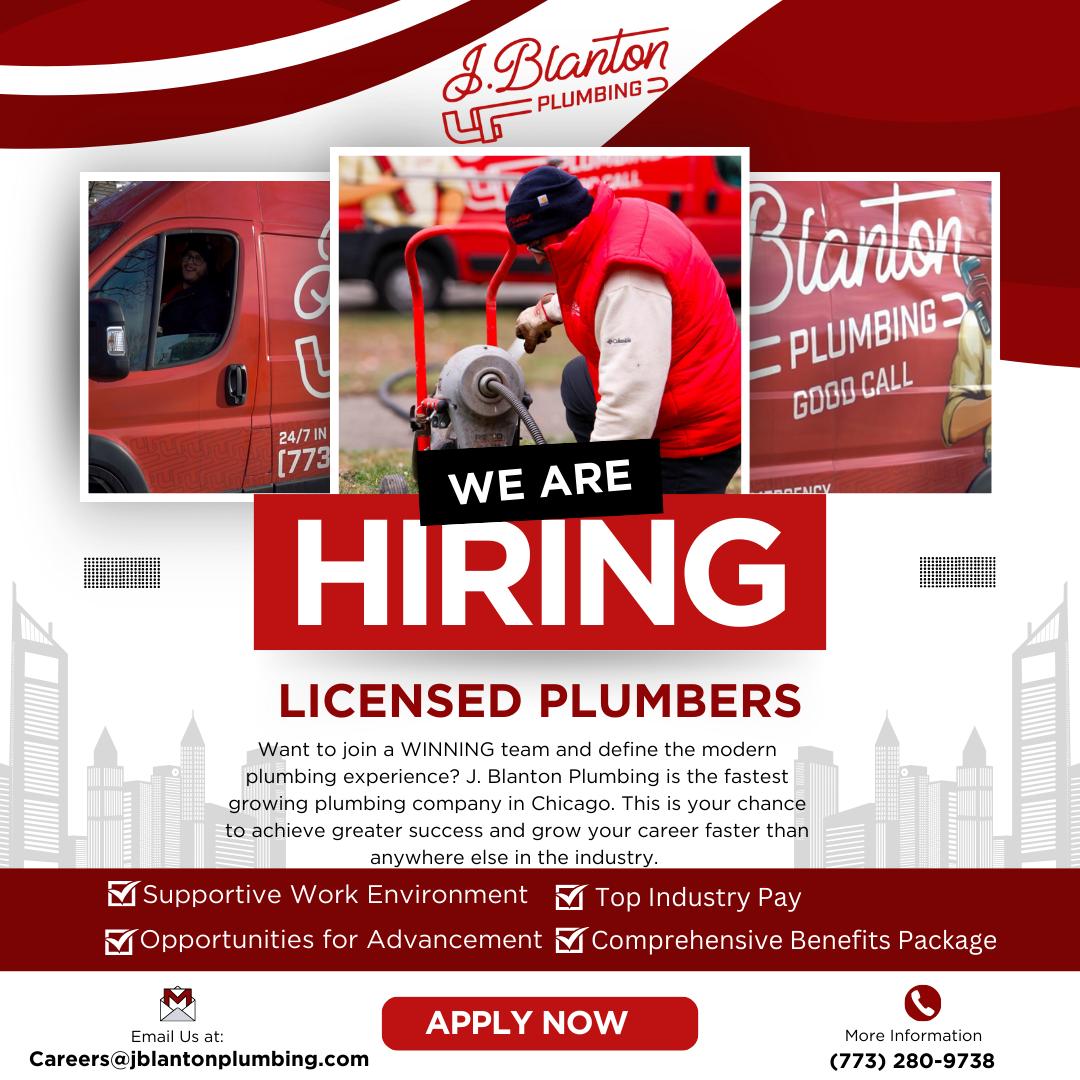 Join the J. Blanton Plumbing team
